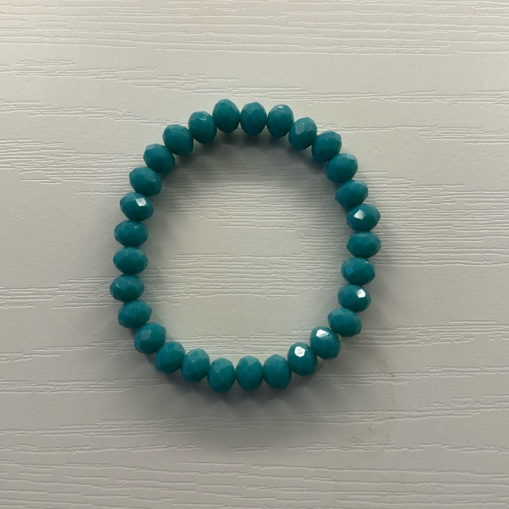 Blue Bead Bracelet